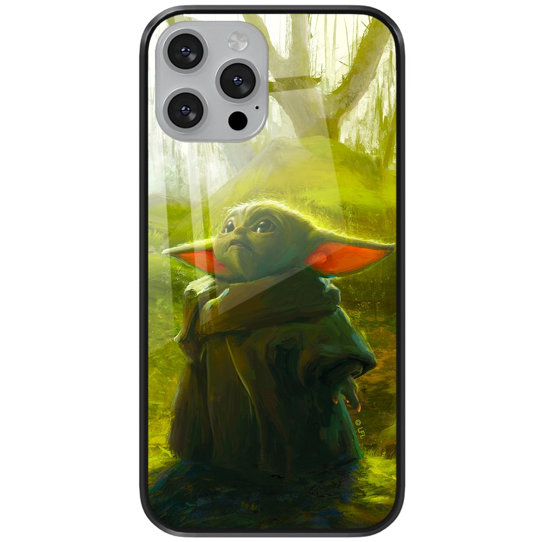 Etui Szklane Do Apple IPHONE 12 PRO MAX Star Wars Baby Yoda 017