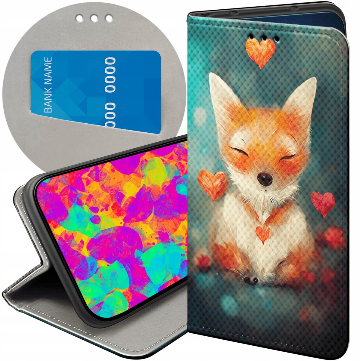 Etui Z Klapk Do Motorola Edge Lite G Wzory Liski Lisy Fox Futera