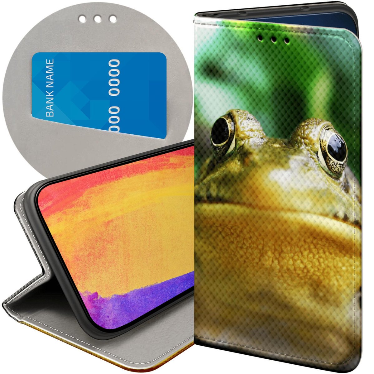 Etui Z Klapk Do Nokia G G Wzory Abka Aba Frog Futera