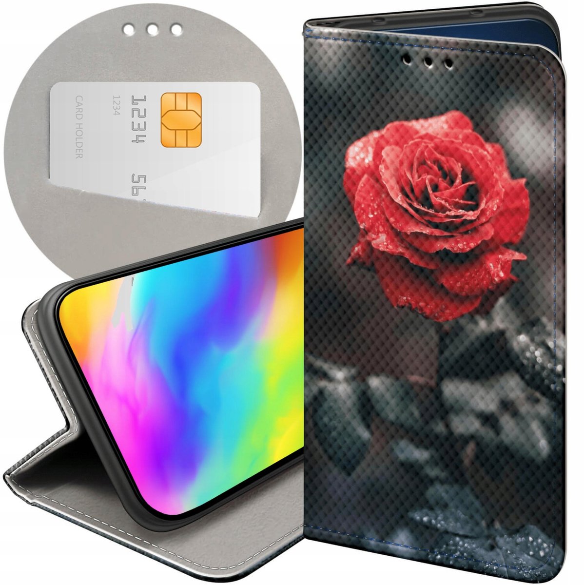 Etui Z Klapk Do Samsung Galaxy A S Wzory R A Z R Rose Futera