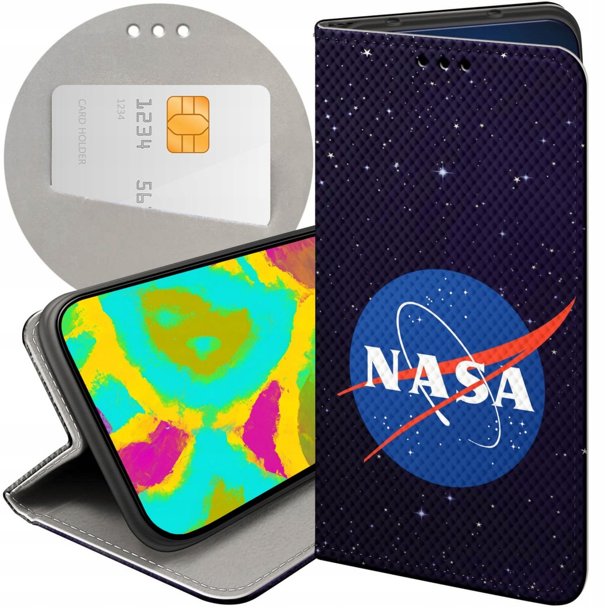 Etui Z Klapk Do Samsung Galaxy A G Wzory Nasa Kosmos Astronomia