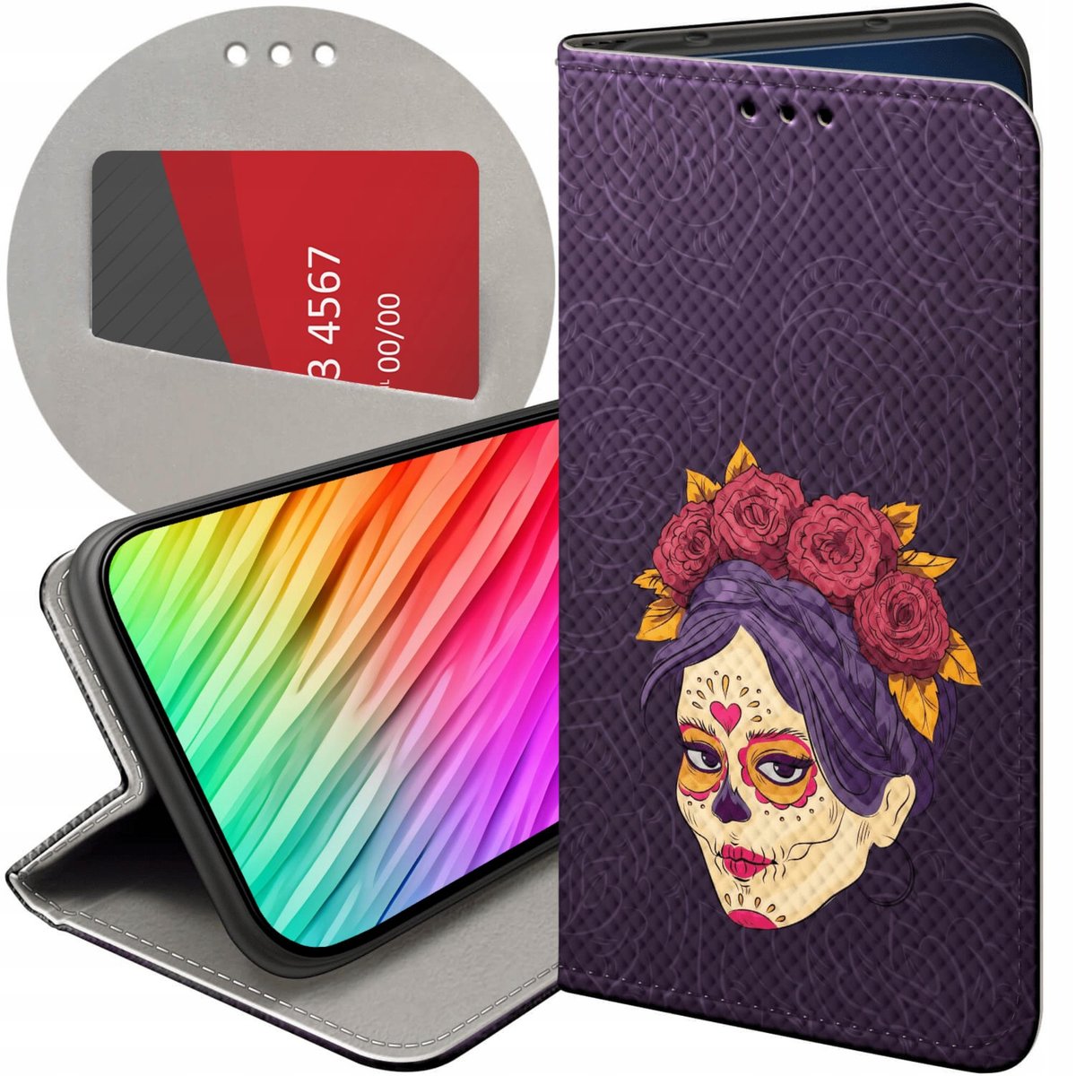 ETUI Z KLAPKĄ DO SAMSUNG GALAXY S21 FE WZORY MEKSYK TEQUILA