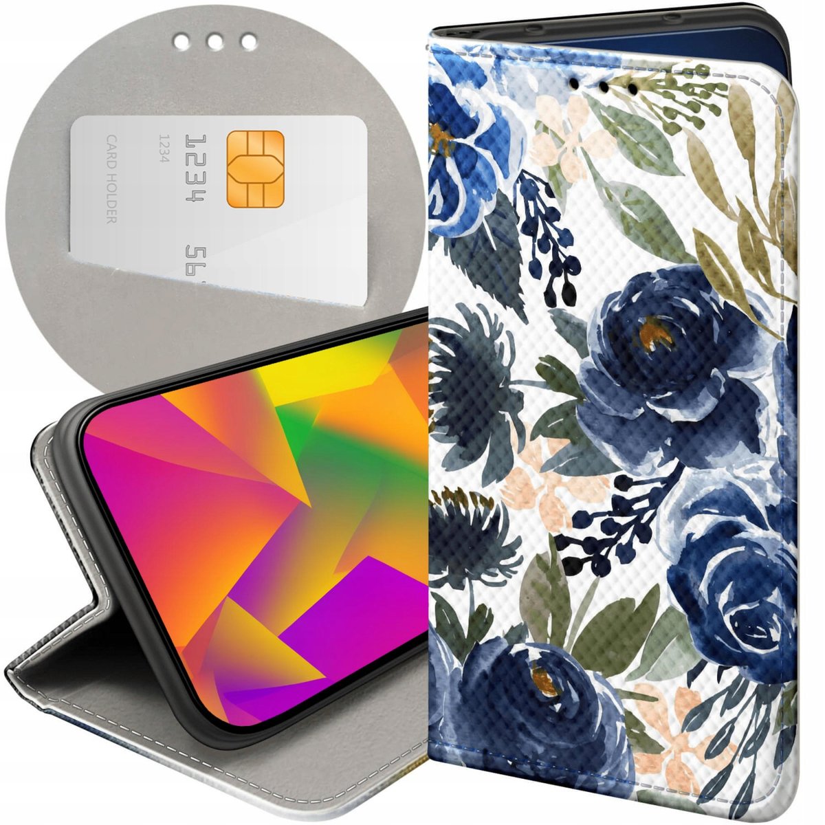 Etui Z Klapk Do Samsung Galaxy S Ultra Wzory Kwiaty Kwieciste Flower