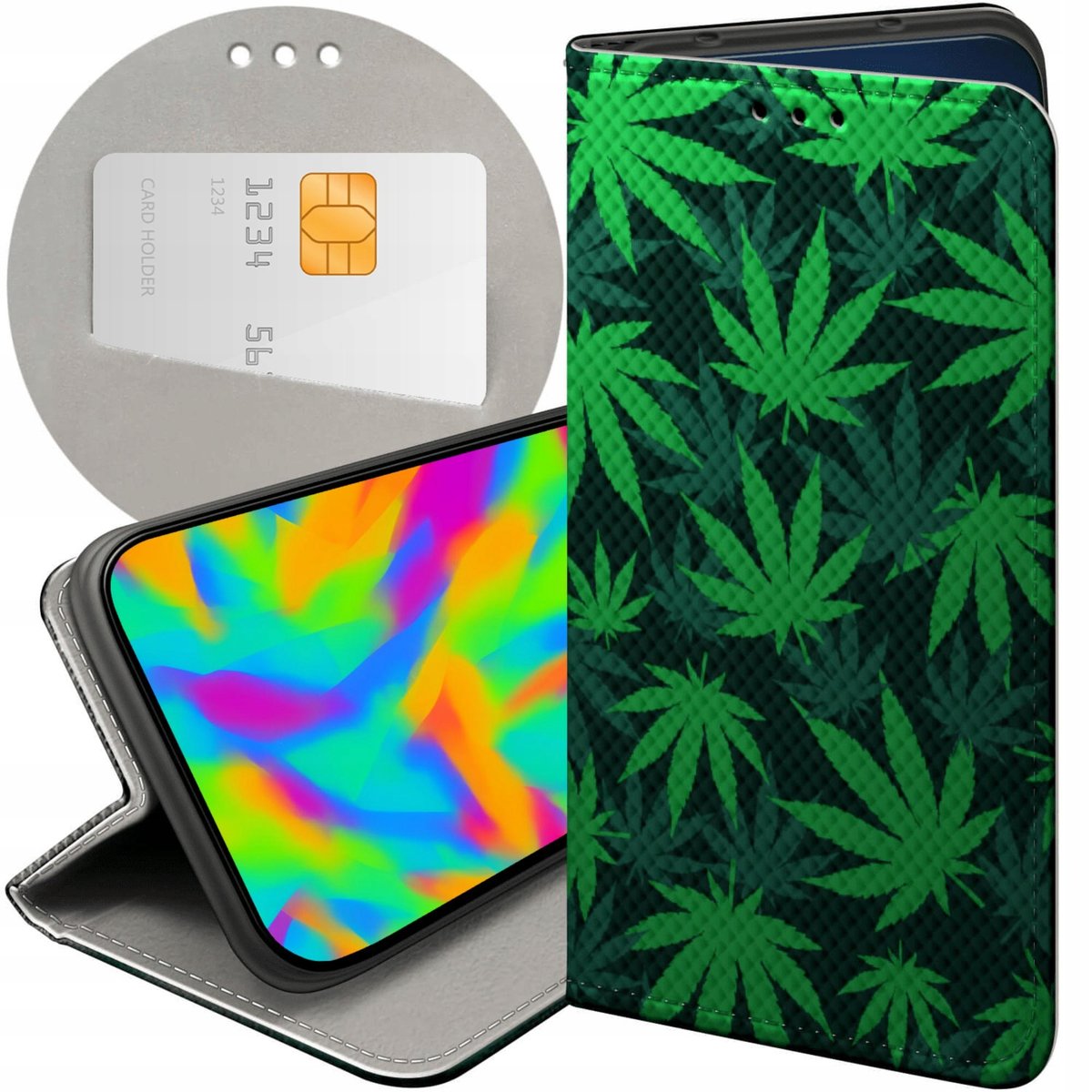 Etui Z Klapk Do Xiaomi Redmi C G Wzory Dla Palaczy Smoker Weed