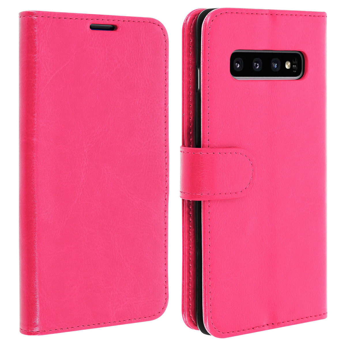 Etui z klapką i portfelem z serii Vintage do Samsunga Galaxy S10