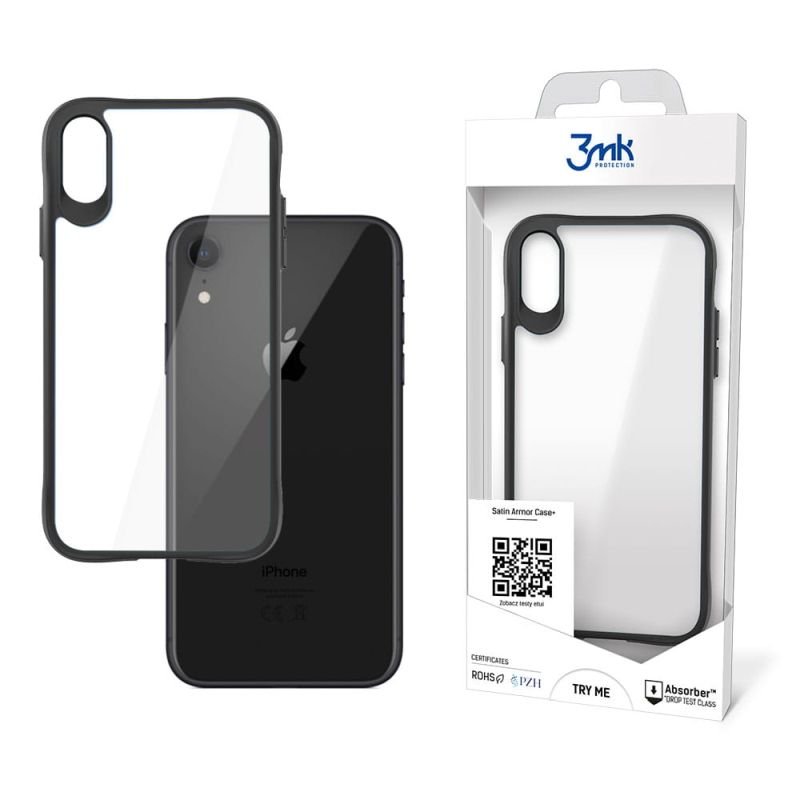 Etui z satynową ramką na Apple iPhone Xr 3mk Satin Armor Case 3MK