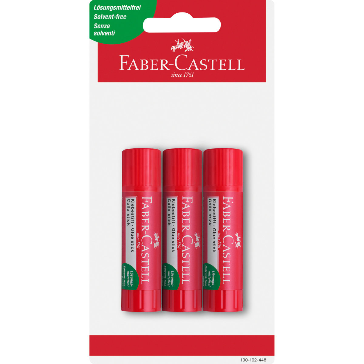 Faber Castell Klej W Sztyfcie 10 G 3 Sztuki Blister Faber Castell