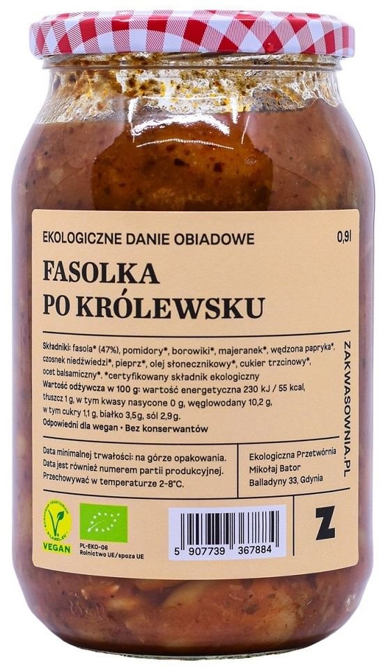 Fasolka Po Kr Lewsku Bio Ml Zakwasownia Zakwasownia Sklep