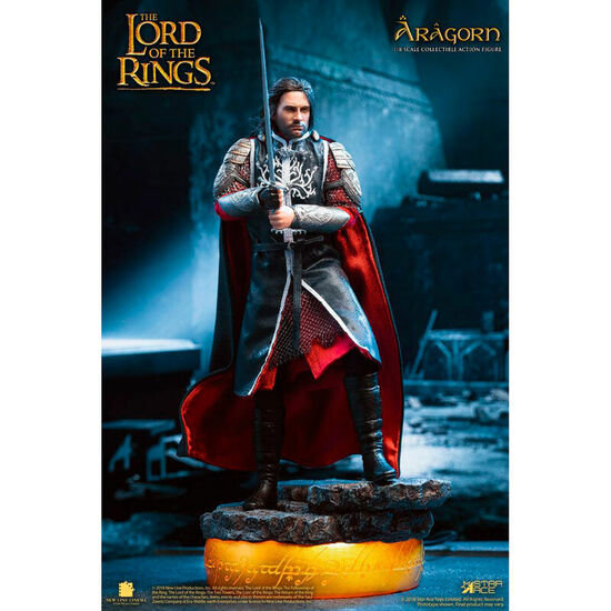 Figura Real Master Aragorn Deluxe Version El Se Or De Los Anillos Cm