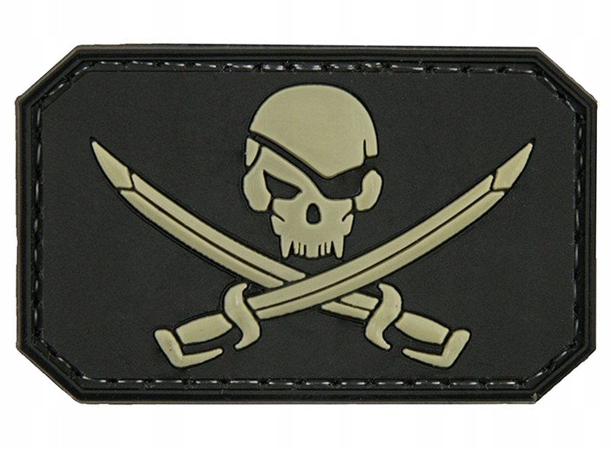 Gf Corp Naszywka D Pirate Skull Czarna Gfc Tactical Sklep Empik