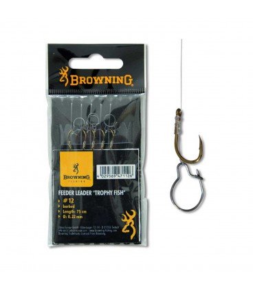 Haki Z Przyponem Browning Feeder Trophy Fish 12 Browning Sport