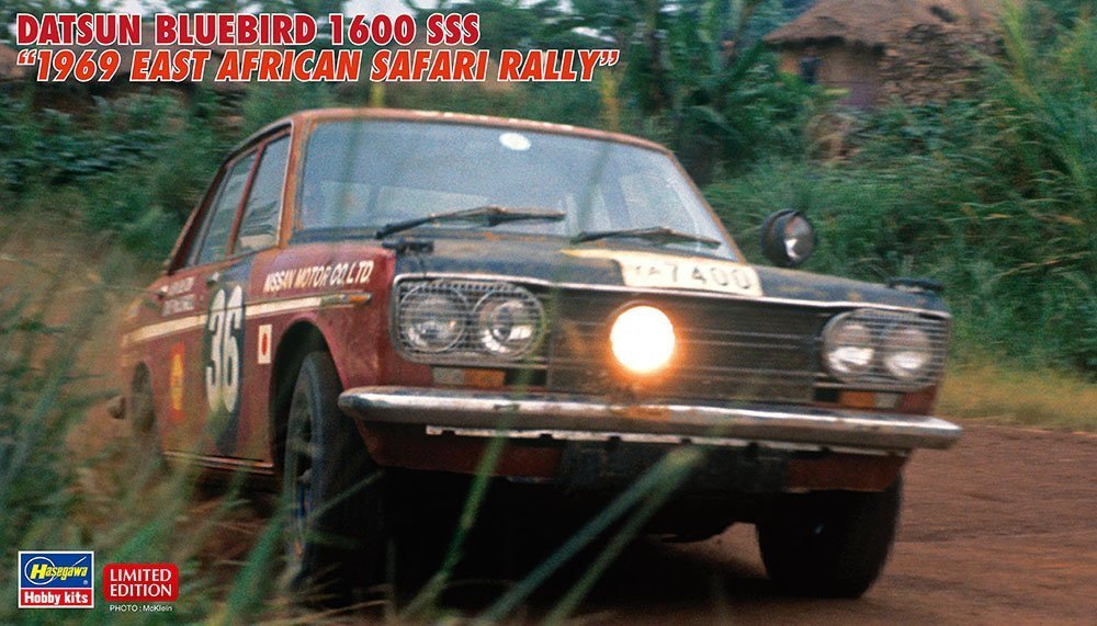 Hasegawa 20583 Datsun Bluebird 1600 SSS 1969 East African Safari Rally