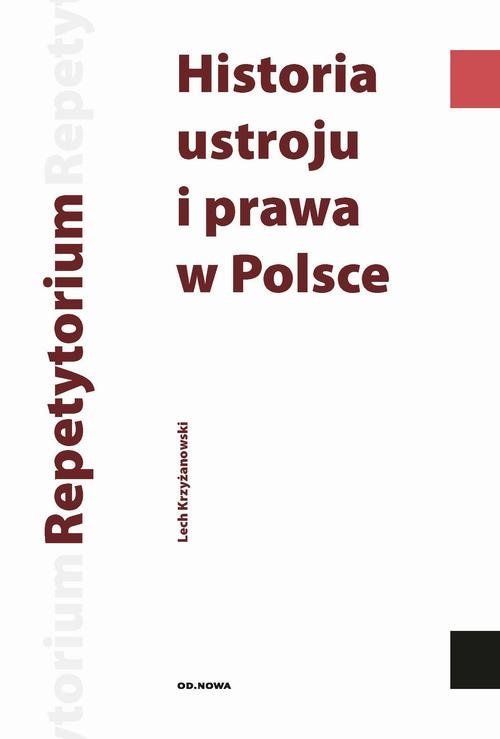 Historia Ustroju I Prawa W Polsce Ebook Pdf Krzy Anowski Lech