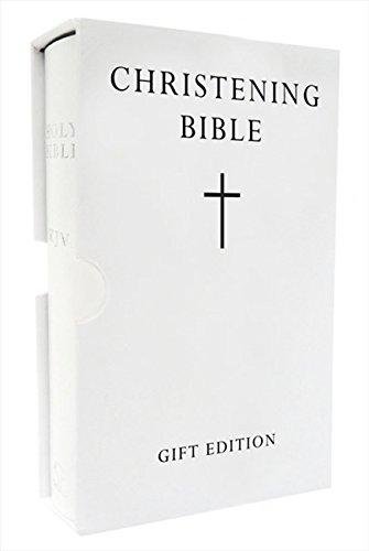 Holy Bible King James Version Kjv White Pocket Christening Edition