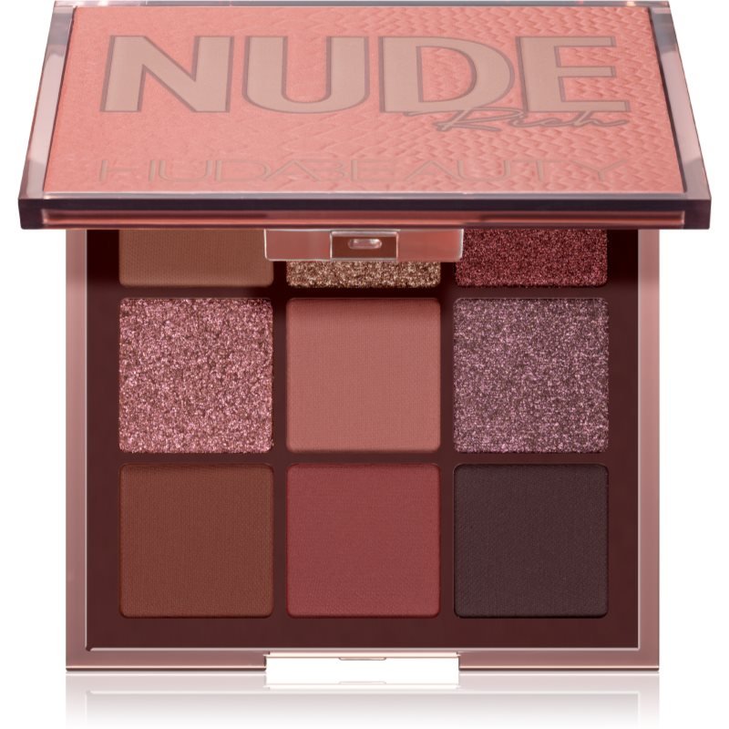 Huda Beauty Nude Obsessions paleta cieni do powiek odcień Nude Rich 34