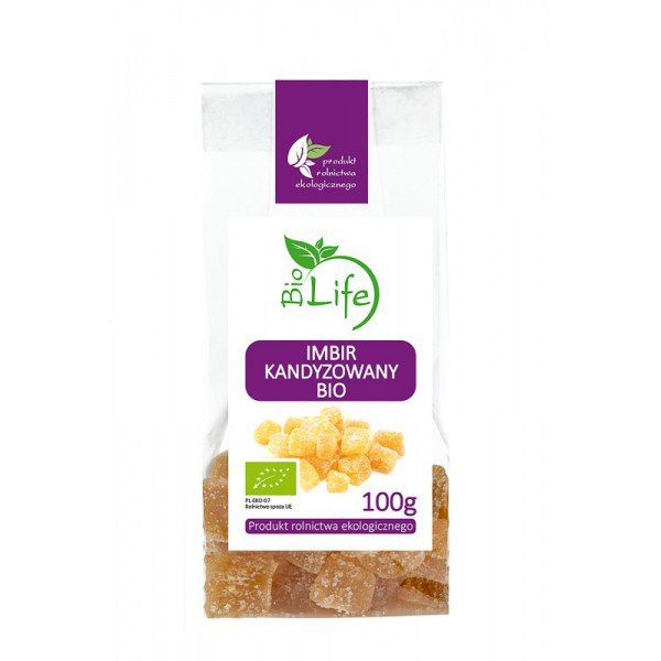 IMBIR KANDYZOWANY BIO 100 G BIO LIFE BIO LIFE Sklep EMPIK