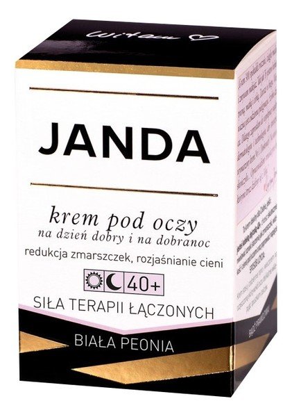 Janda 40 Krem pod oczy na dzień dobry i na dobranoc redukujący