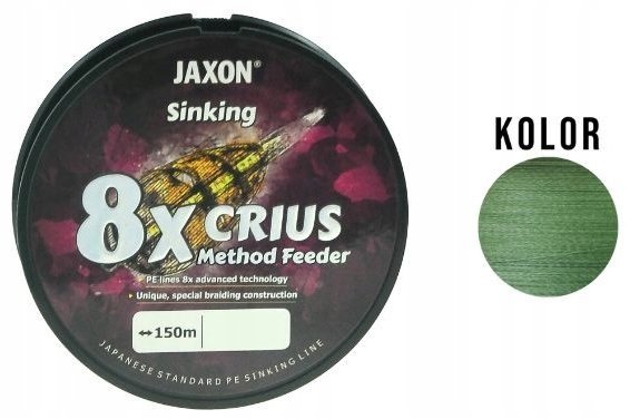 Jaxon Plecionka Crius 8x Method Feeder Sinking 0 10mm 150m Jaxon