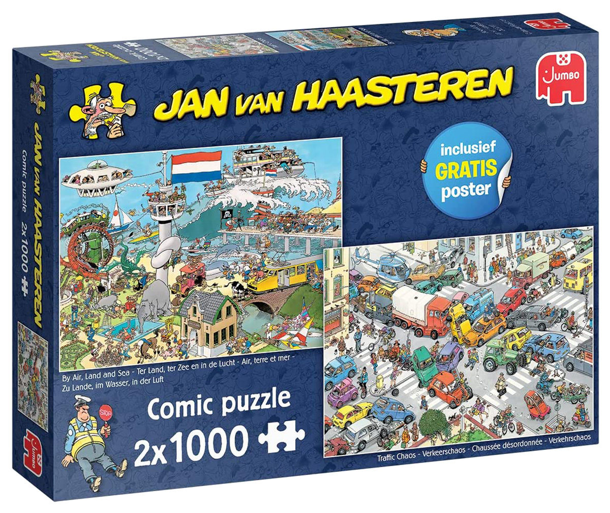 Jumbo Puzzle Jan Van Haasteren Drogowy Chaos W Powietrzu Na L Dzie