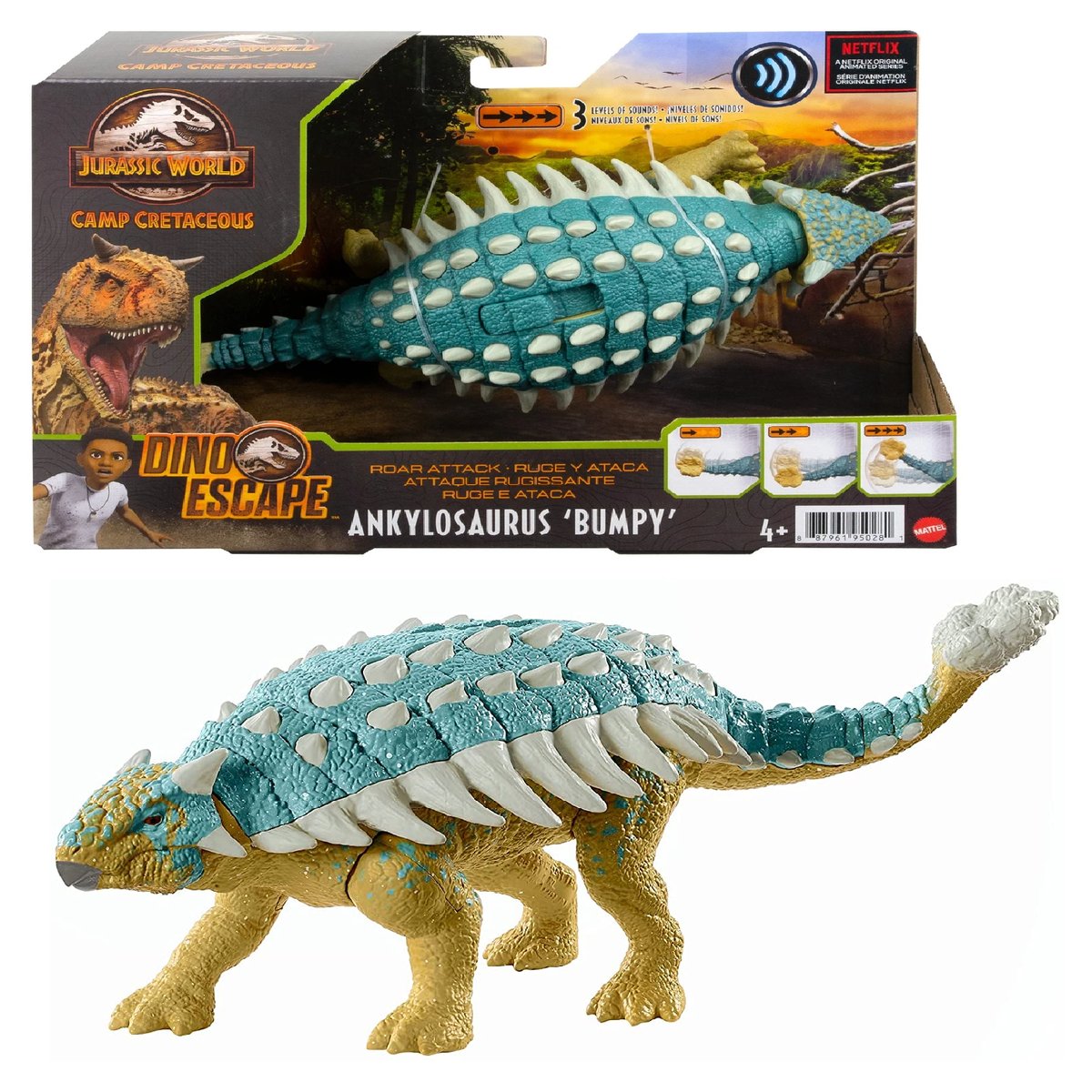 Jurassic World Dinozaur Ankylosaurus Bumpy Figurka Mattel Mattel Sklep Empik