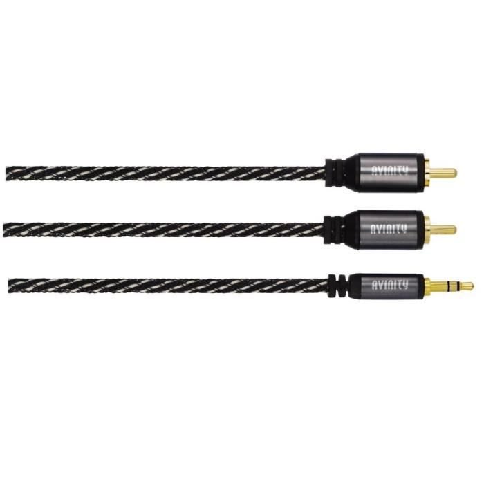 Kabel Audio F Wtyki M Skie Rca M Skie Gniazdo Stereo Mm M