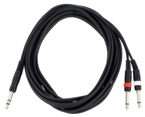 Kabel przewód sygnałowy Jack 2x Jack 6 3 mm 6 m the sssnake Inny