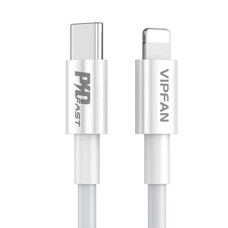 Kabel USB C do Lightning Vipfan P01 3A PD 1m biały Inna marka