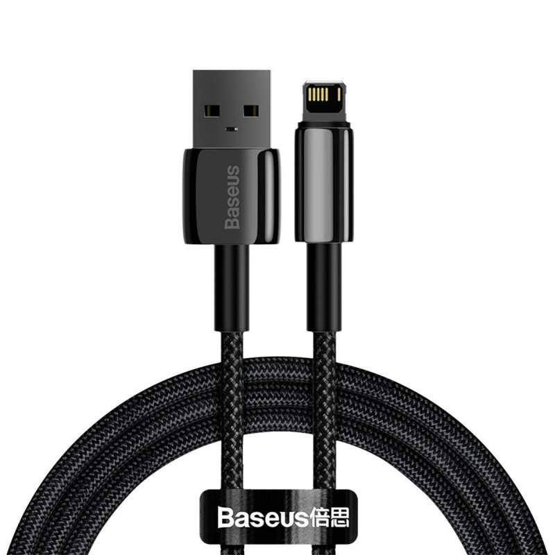 Kabel Usb Do Lightning Baseus Tungsten Gold A M Czarny Baseus