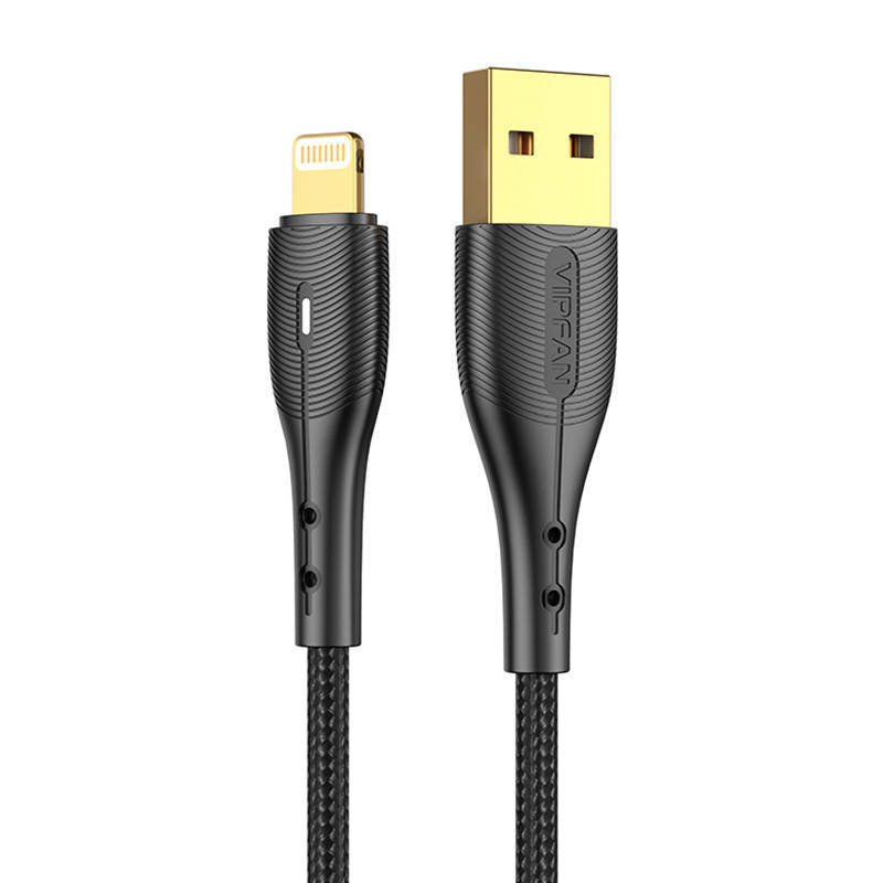 Kabel Usb Do Lightning Vipfan Nano Gold X A M Czarny Inna