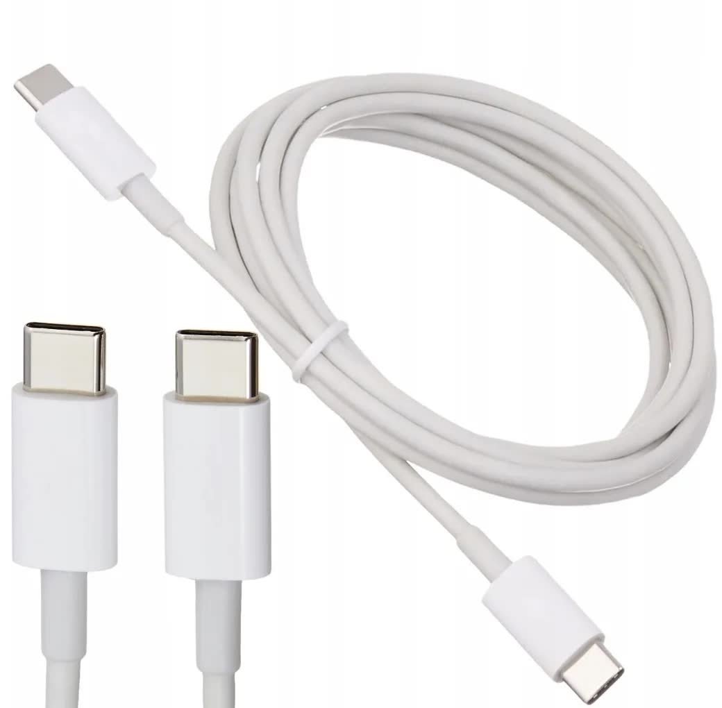 Kabel usb ładowarka dwustronny typ c typu c 2m transmisja HURTNET