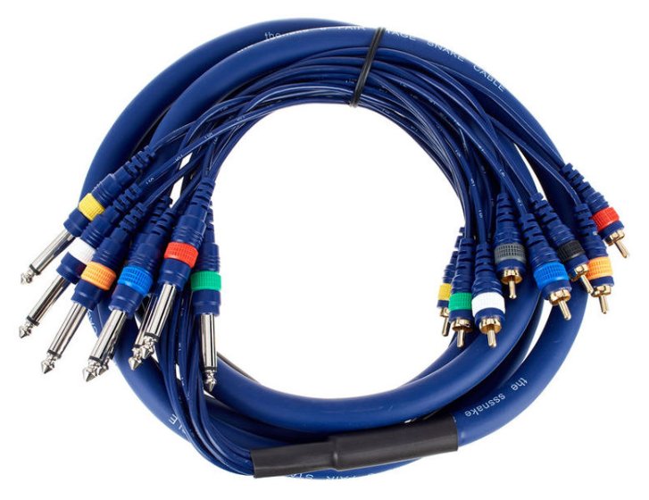 Kabel Wieloparowy Multicore Jack 6 3 Mm RCA 3 M The Sssnake Inny