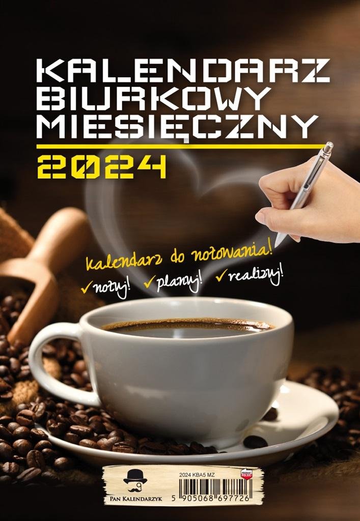 Kalendarz 2024 Biurkowy Miesięczny Kba5 Mz Pan Kalendarzyk Sklep