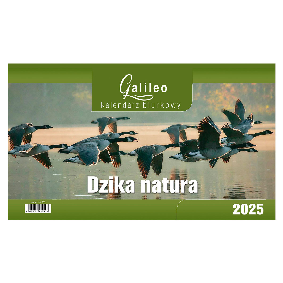 Kalendarz Biurkowy 2025 STOJĄCY GALILEO DZIKA NATURA CRUX Sklep