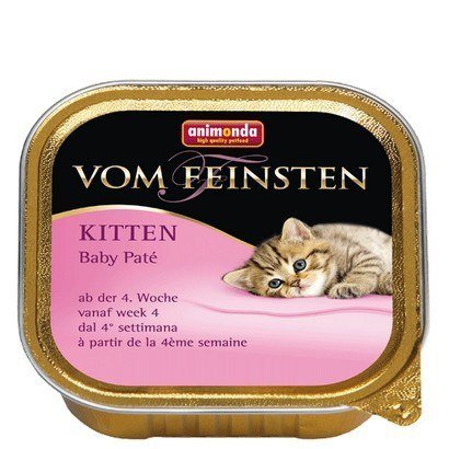 Karma Mokra Dla Psa ANIMONDA Vom Feinsten Cat Kitten Baby Pate 100 G