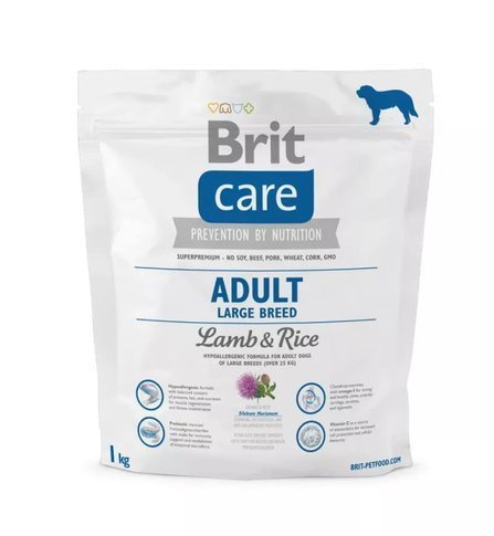 Karma Sucha Dla Psa Brit Care Adult Large Breed Lamb Rice Kg