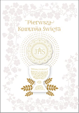 Karnet Pierwsza Komunia Święta Passion Cards Sklep EMPIK