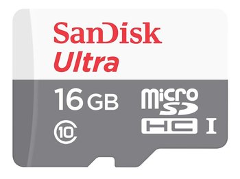 Karta pamięci SANDISK Ultra, microSDHC, 16 GB, Class 10 - SanDisk