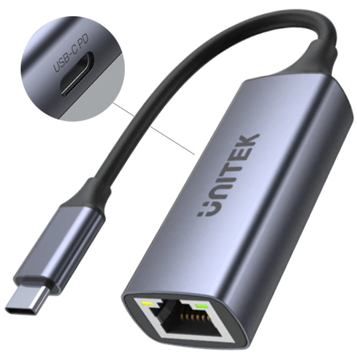 Karta Sieciowa Usb C 3 0 Gigabit Lan 1000 Mb Rj45 Unitek Sklep