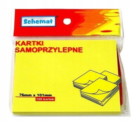 Kartki Samoprzylepne 76x101mm Schemat 3404 Schemat Sklep EMPIK