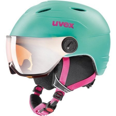 Kask Narciarski Dziecięcy Z Wizjerem Uvex Junior Visor 54 55 UVEX