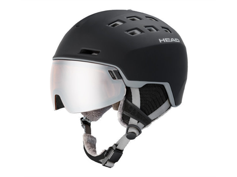 Kask z przyłbicą szybą HEAD Rachel Black 2023 Head Sport Sklep