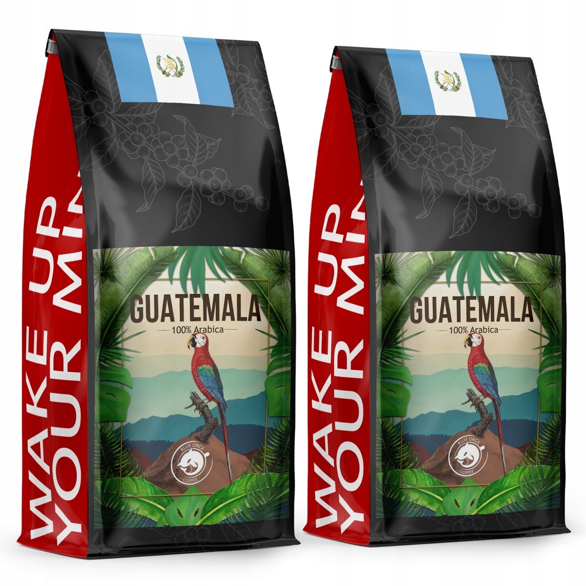 Kawa Ziarnista Guatemala 2Kg Świeżo Palona 100 Arabica Blue Orca