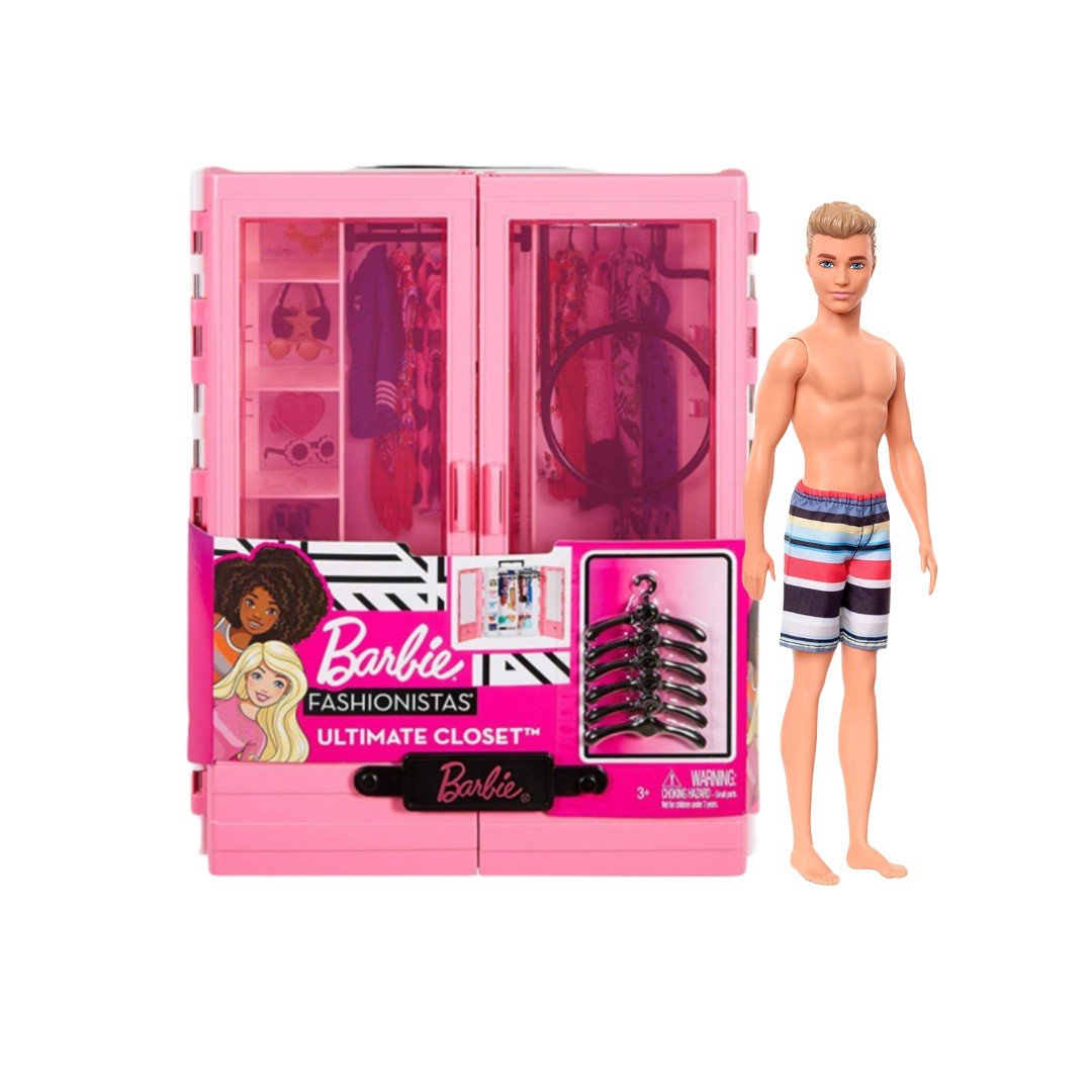 Ken Barbie Pla Owy Ghw Szafa Gbk Barbie Sklep Empik