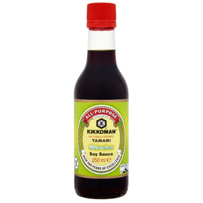 Kikkoman Tamari Naturalnie Warzony Sos Sojowy Bezglutenowy 250 Ml