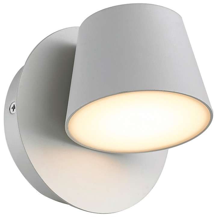 Kinkiet LAMPA ścienna KUOLA MB1350 1 WH Italux metalowa OPRAWA