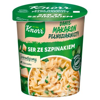 Knorr Danie Makaron Pe Noziarnisty Ser Ze Szpinakiem Knorr Sklep