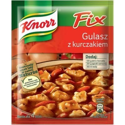 Knorr Fix Gulasz Z Kurczakiem 52 G Knorr Sklep EMPIK