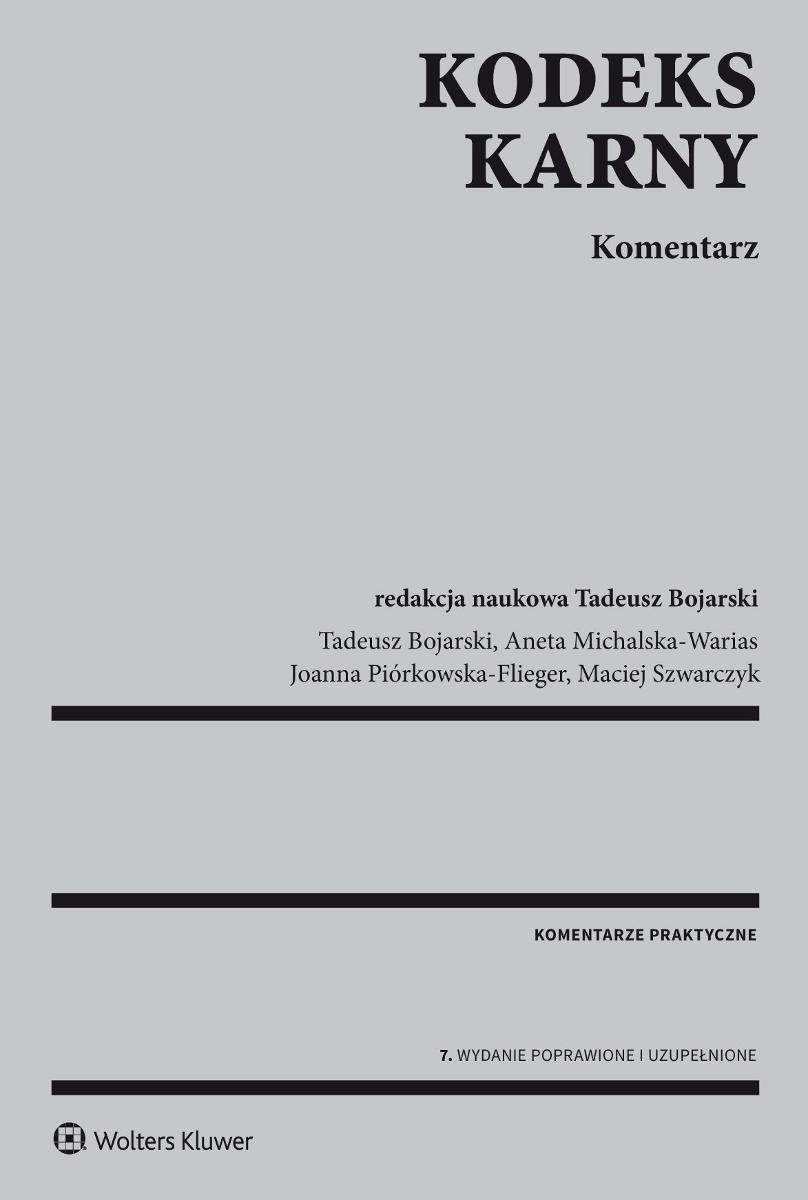 Kodeks Karny Komentarz Ebook Epub Pi Rkowska Flieger Joanna