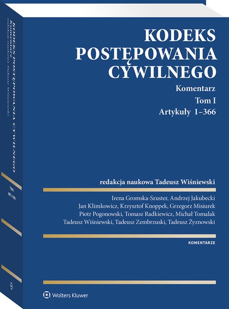 Kodeks Post Powania Cywilnego Komentarz Tom Artyku Y