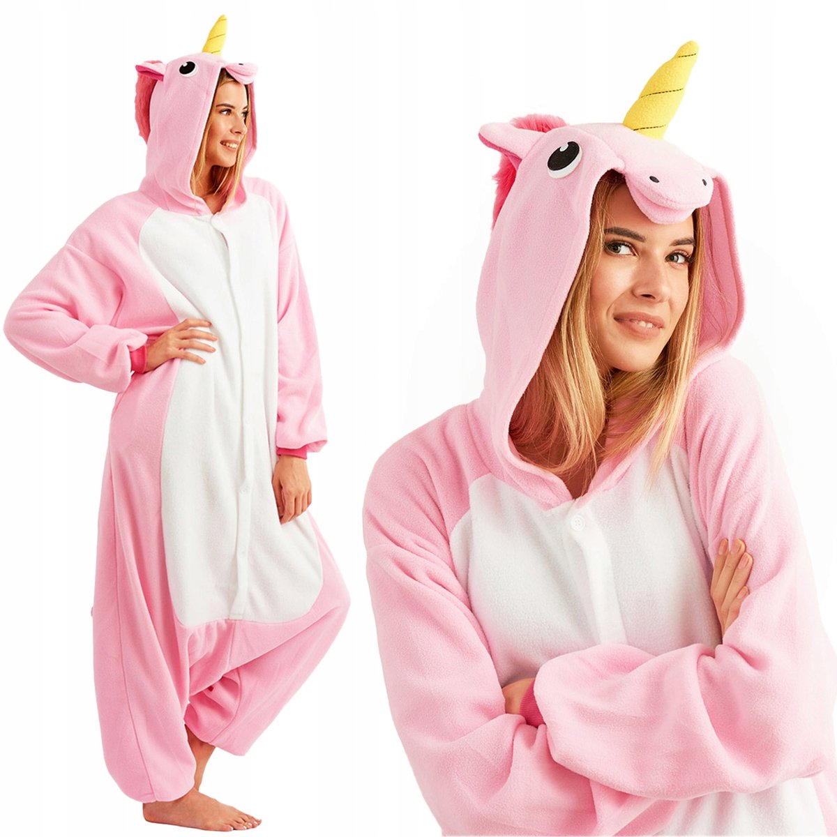 Kombinezon Jednoczęsciowy Piżama Kigurumi Pegaz Pink S Onesize Tutumi